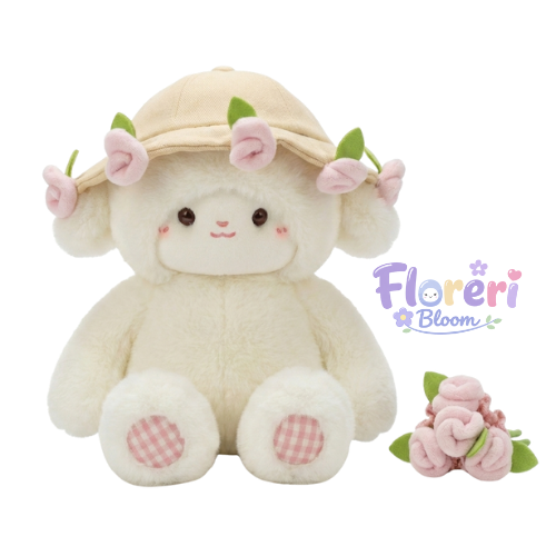 FLORERI BLOOM: PELUCHE CON RAMO DE FLORES