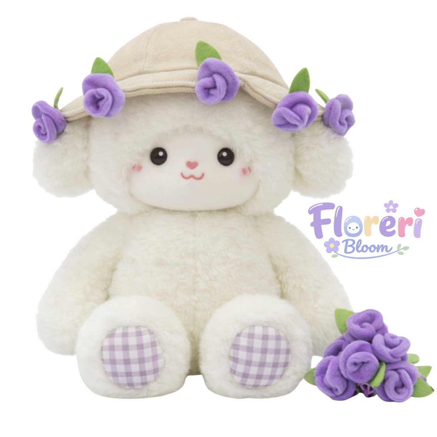 FLORERI BLOOM: PELUCHE CON RAMO DE FLORES